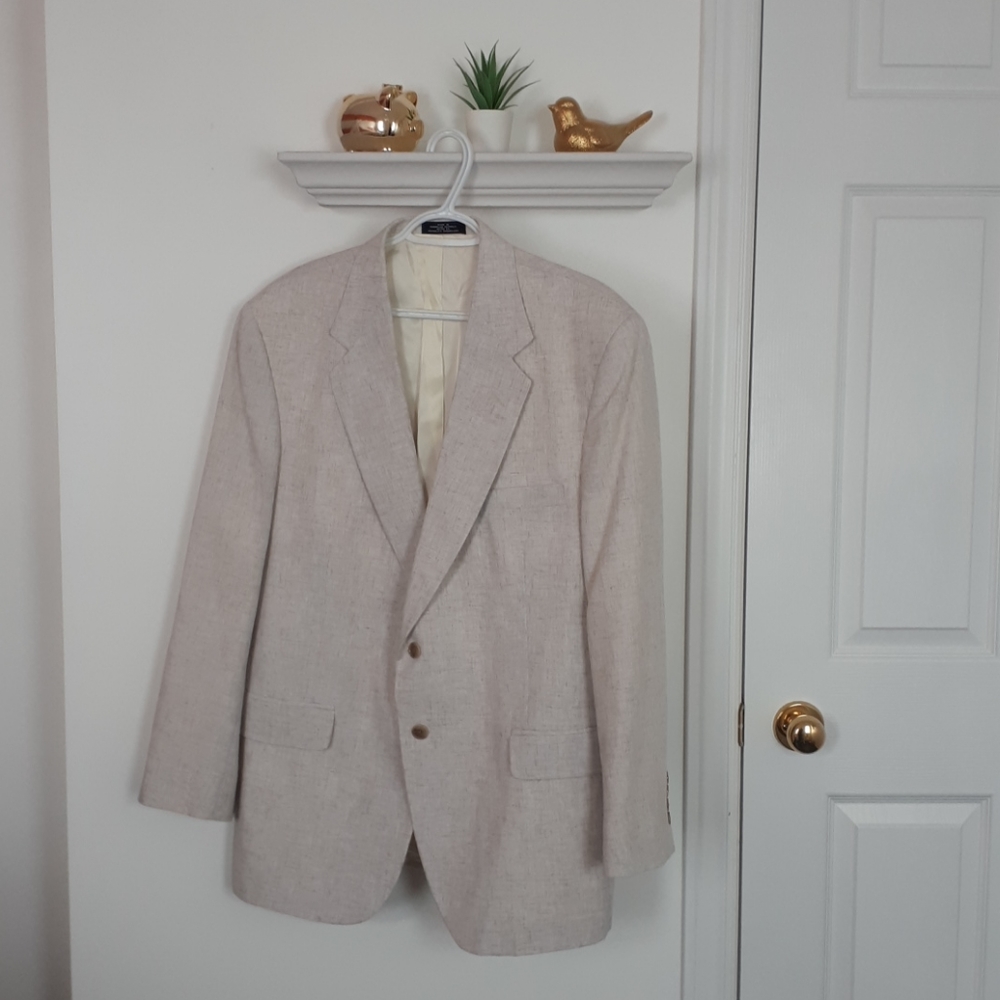 Wyndham pointe - cream men's blazer